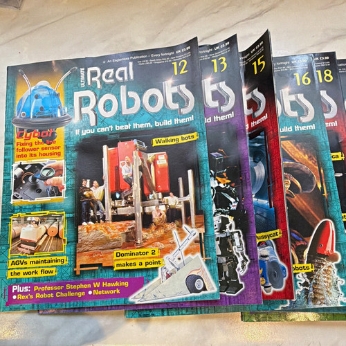 Eaglemoss real robots magazine - eaglemoss,