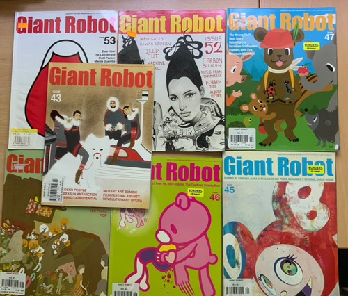 Giant robot magazine job lot - giant,